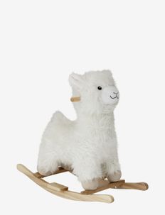 Kinto Rocking Toy, Lama, White, Polyester - födelsedag - white