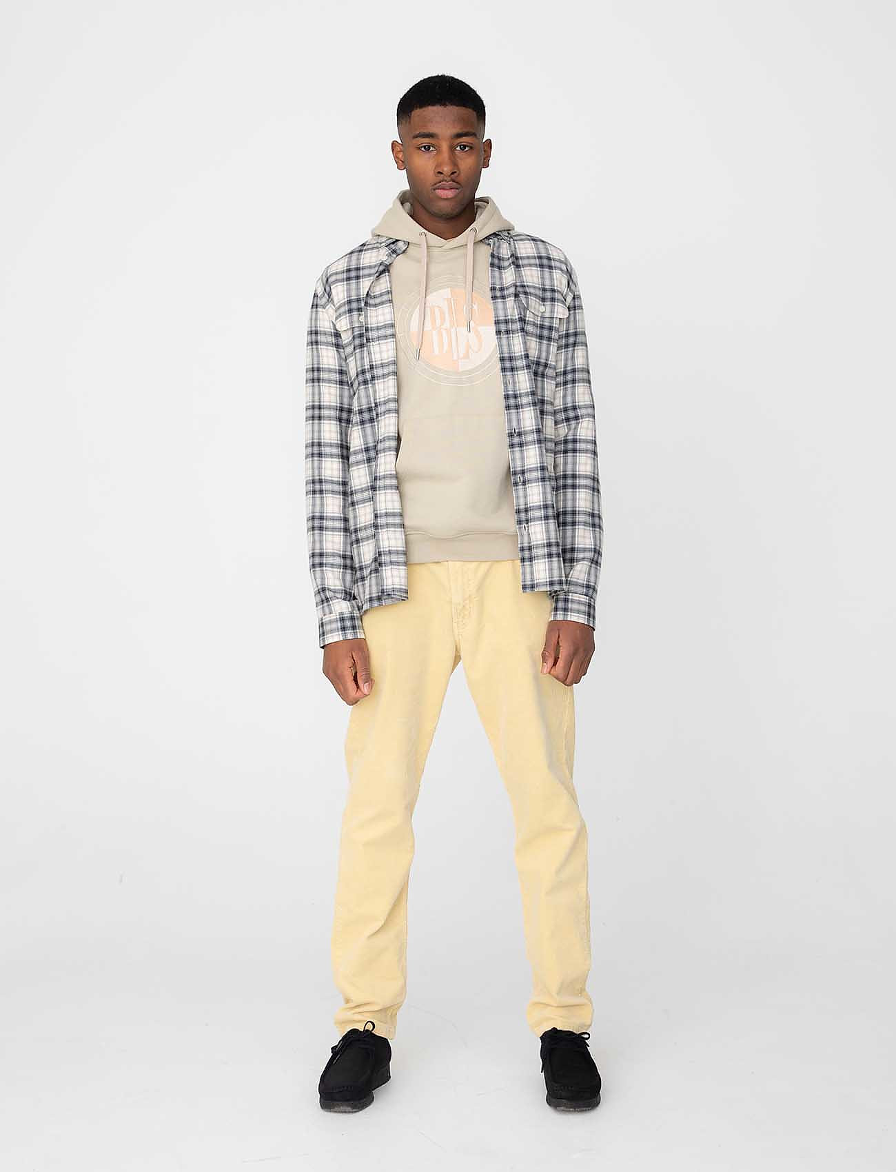 flannel shirts beige