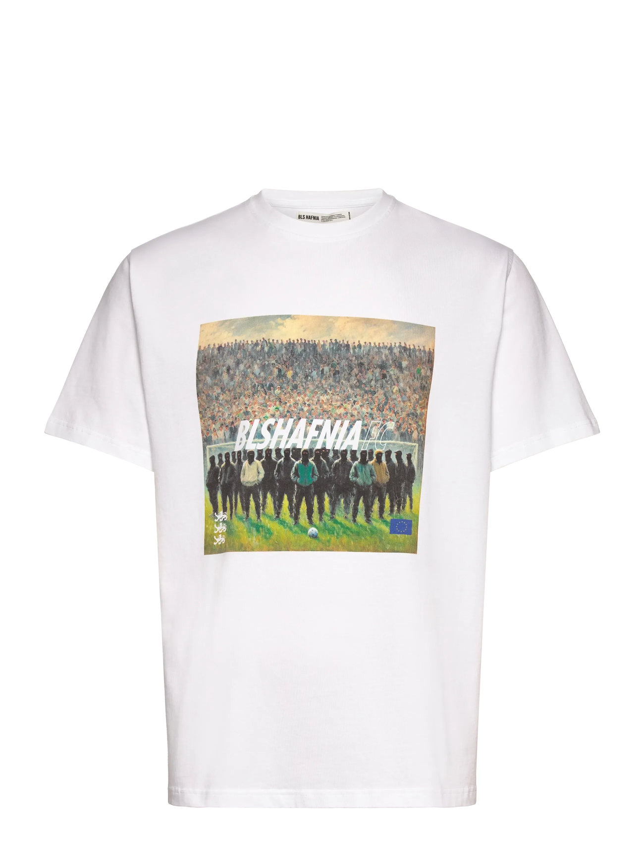 BLS Hafnia Fan Culture T-Shirt, L, White, T-Shirts > Kortærmede, Herre