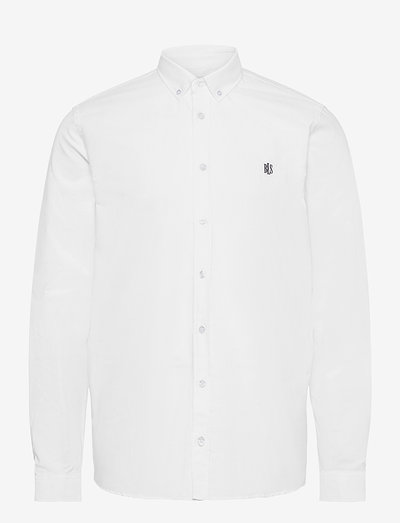 Oxford Shirt - hørskjorter - white