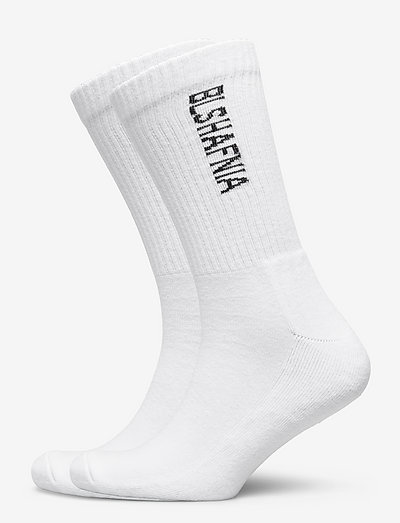 Uniform Socks / Type Logo Socks - vanliga strumpor - white