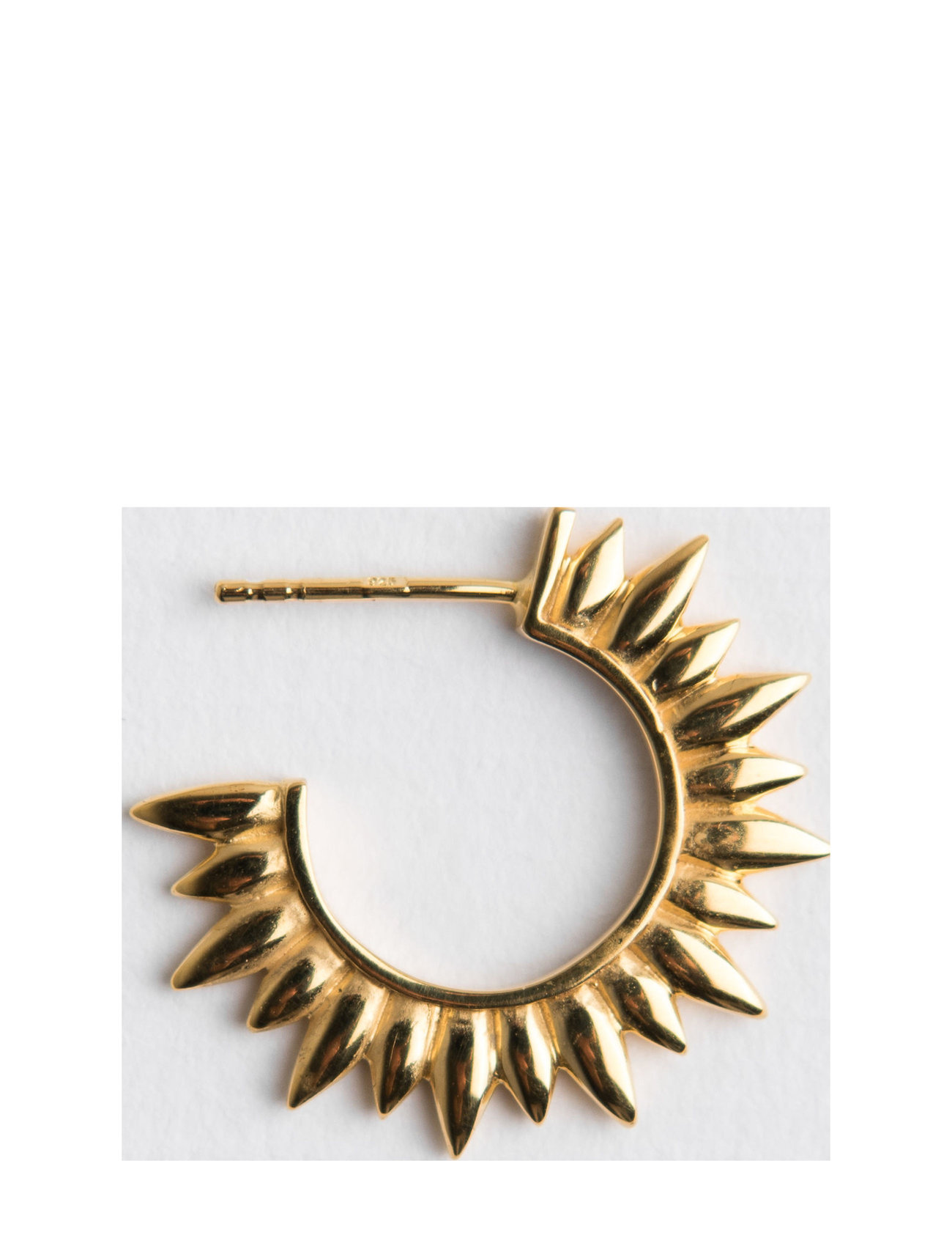 Sun Hoops Designers Jewellery Earrings Hoops Gold Blue Billie