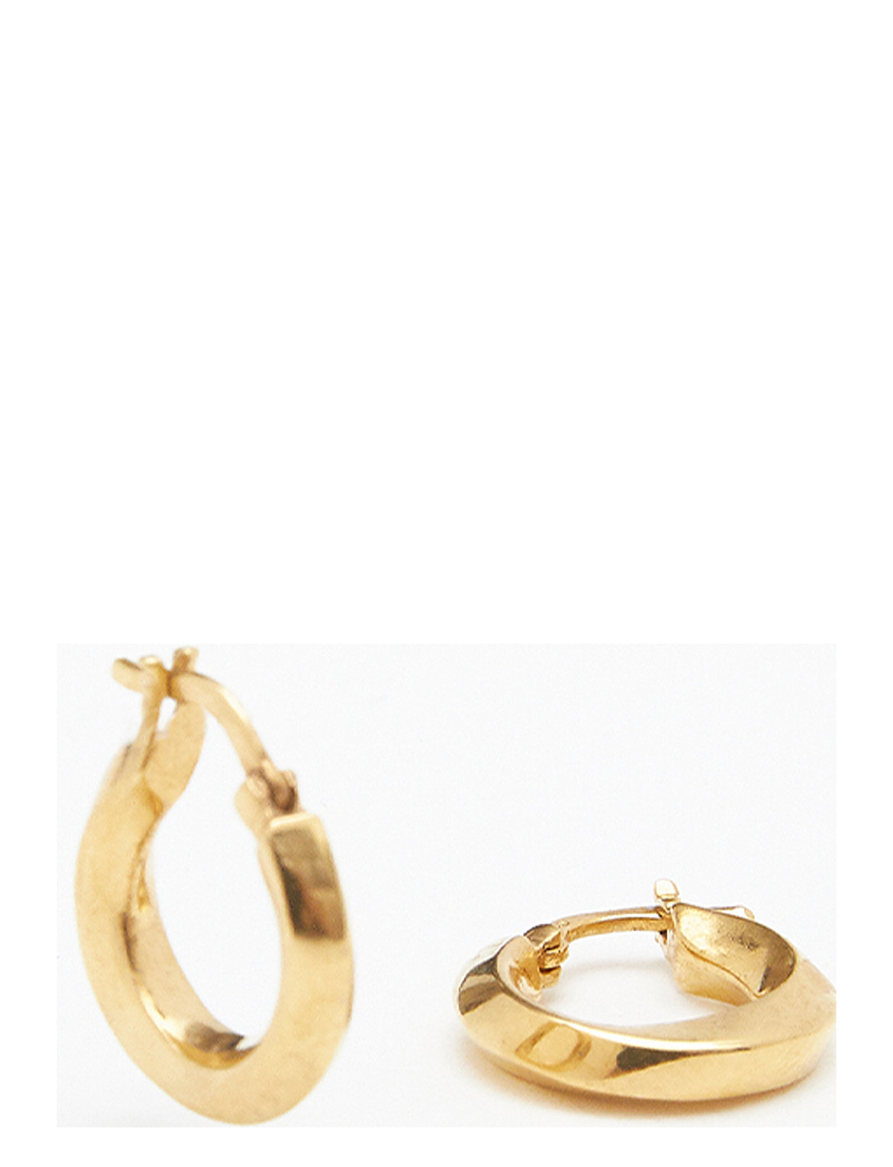 Mini Swirl Hoops Designers Jewellery Earrings Hoops Gold Blue Billie
