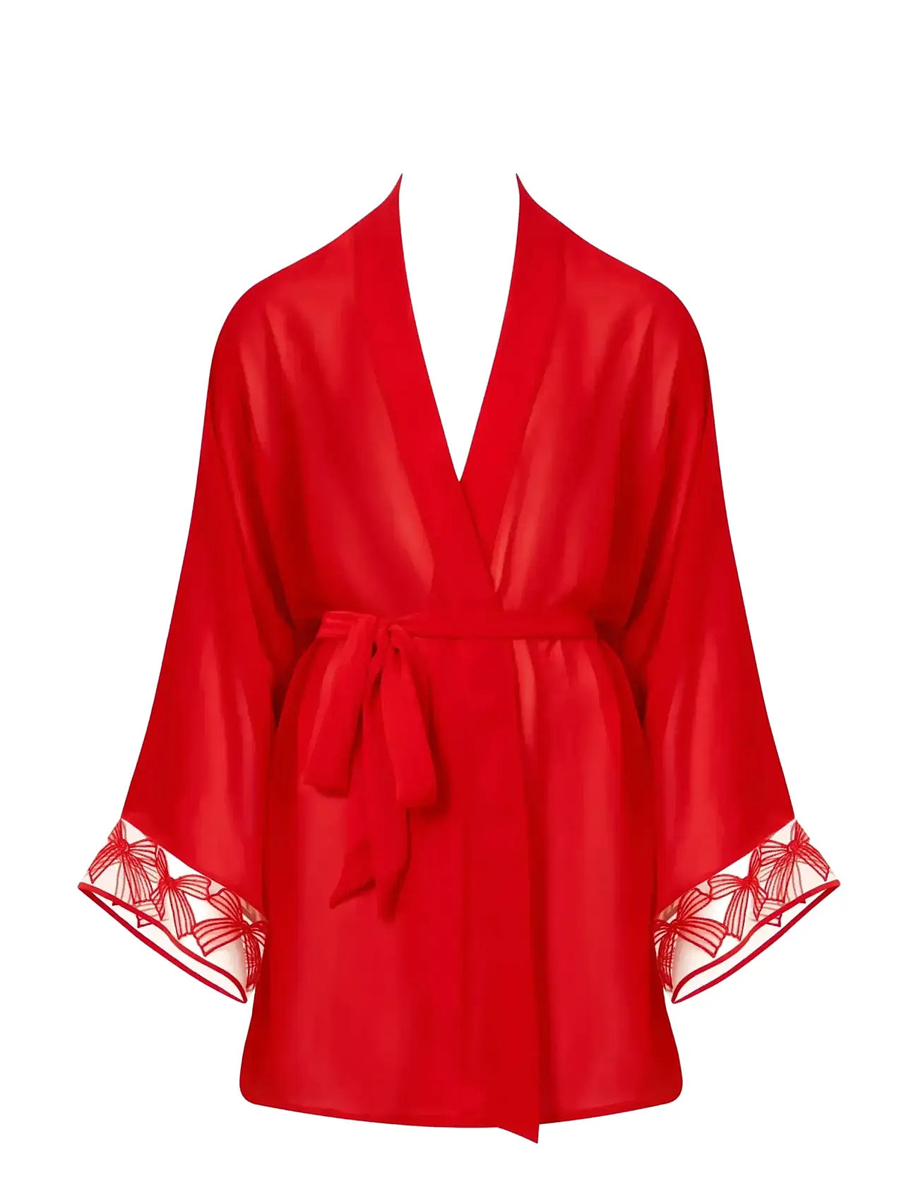 Bluebella Annabel Kimono, S, Red, Undertøj > Kimonos, Dame