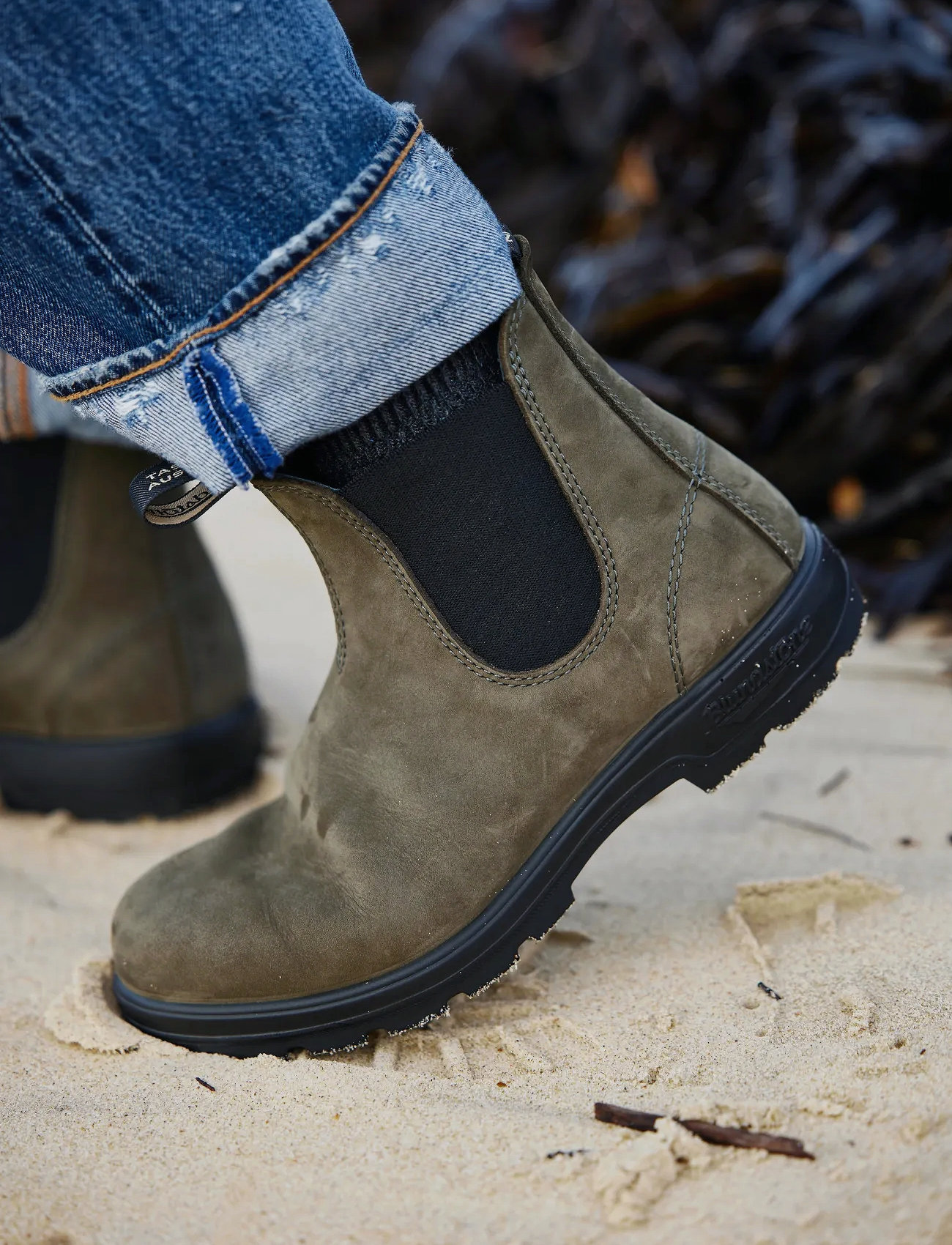 Blundstone Bl 2442 Classics Chelsea Boot, 42.5, Khaki green, Støvler > Chelsea-Støvler, Herre