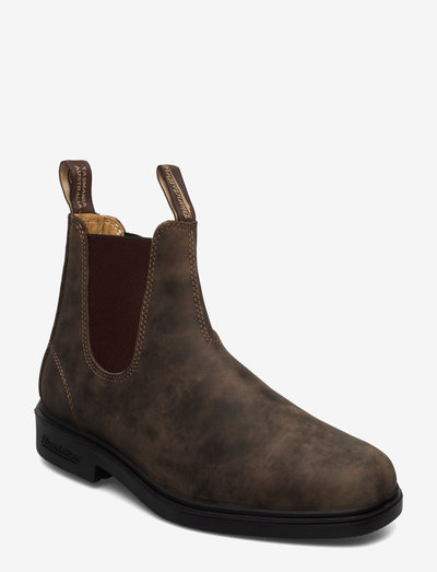 BL DRESS BOOTS (PU/TPU SOLE) - chelsea-saapad - rustic brown