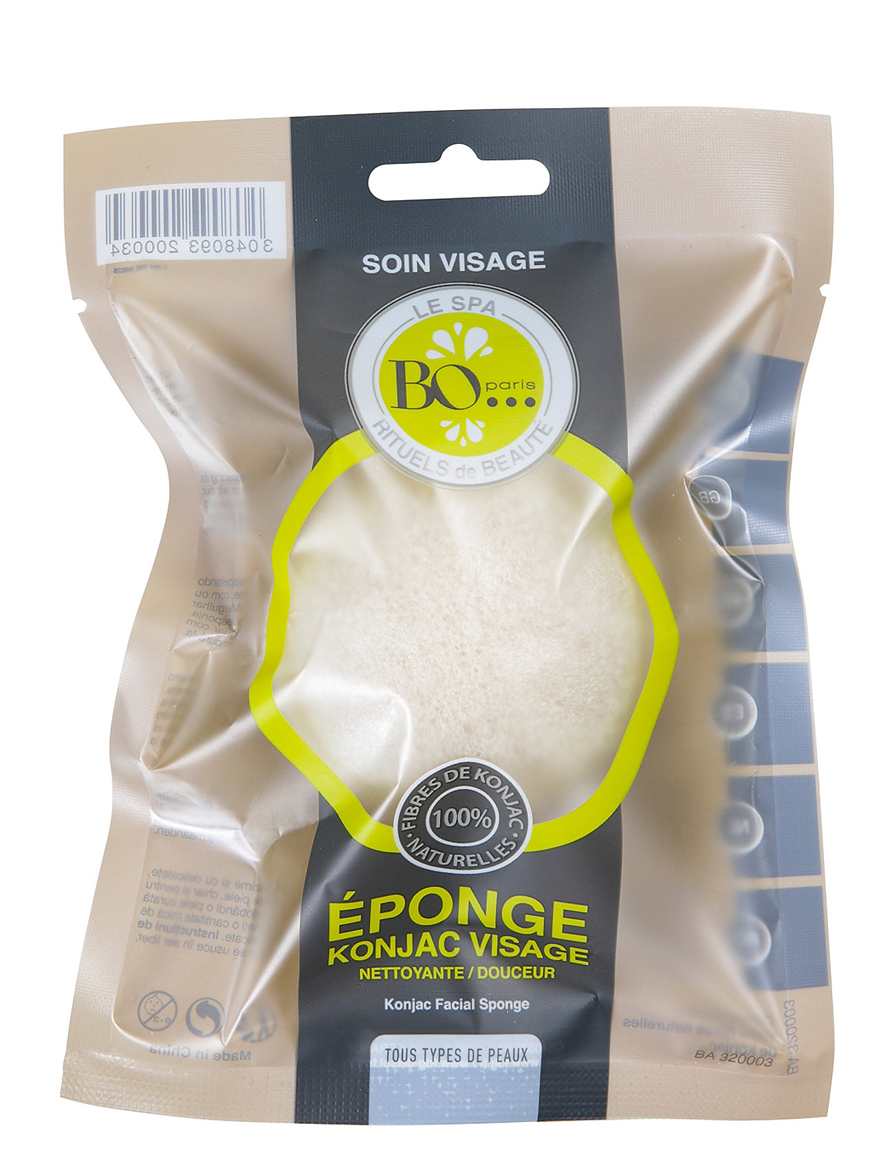 BO Paris Konjac Facial Sponge Nude