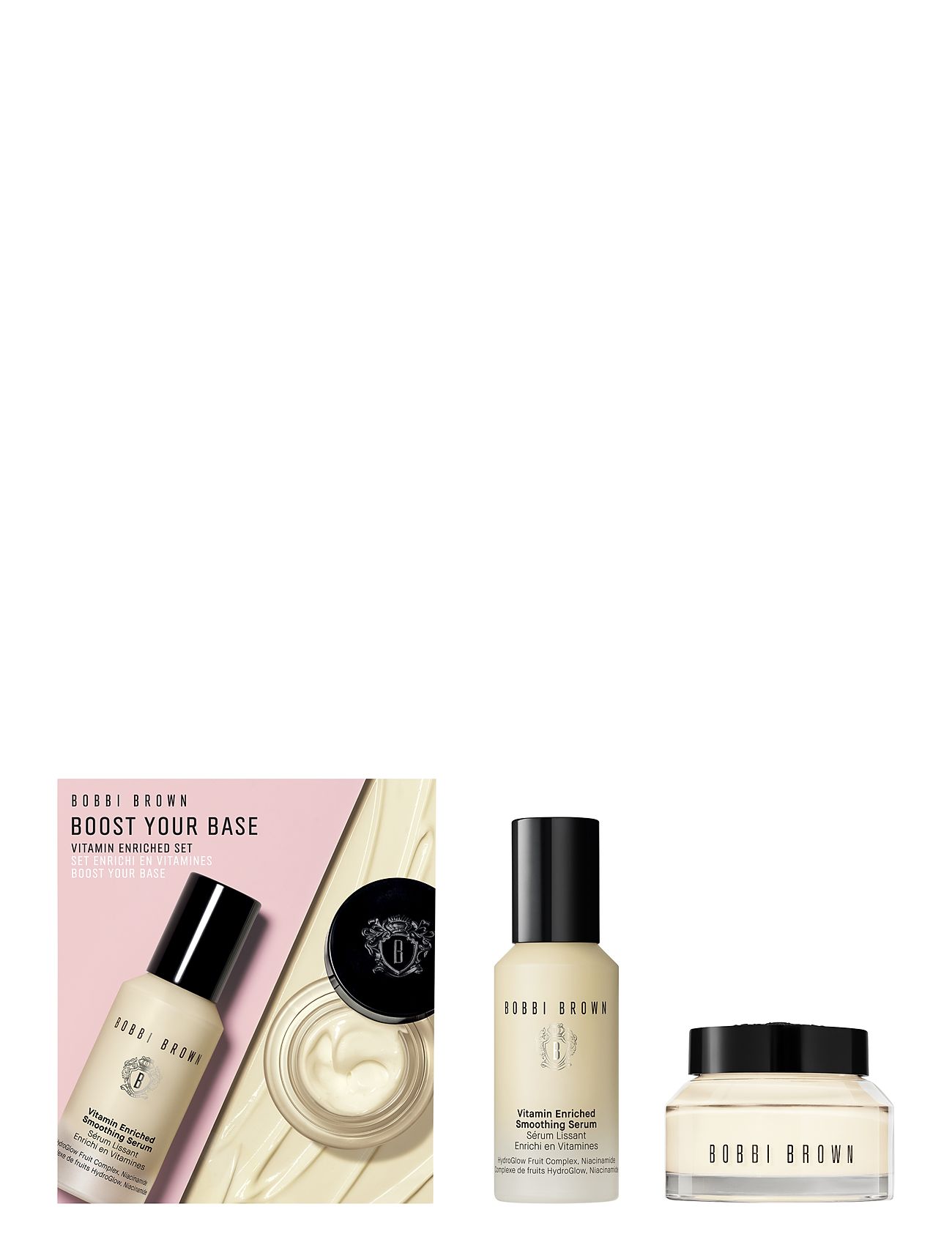 Boost Your Base Vitamin Enriched Set Hudplejesæt Nude Bobbi Brown