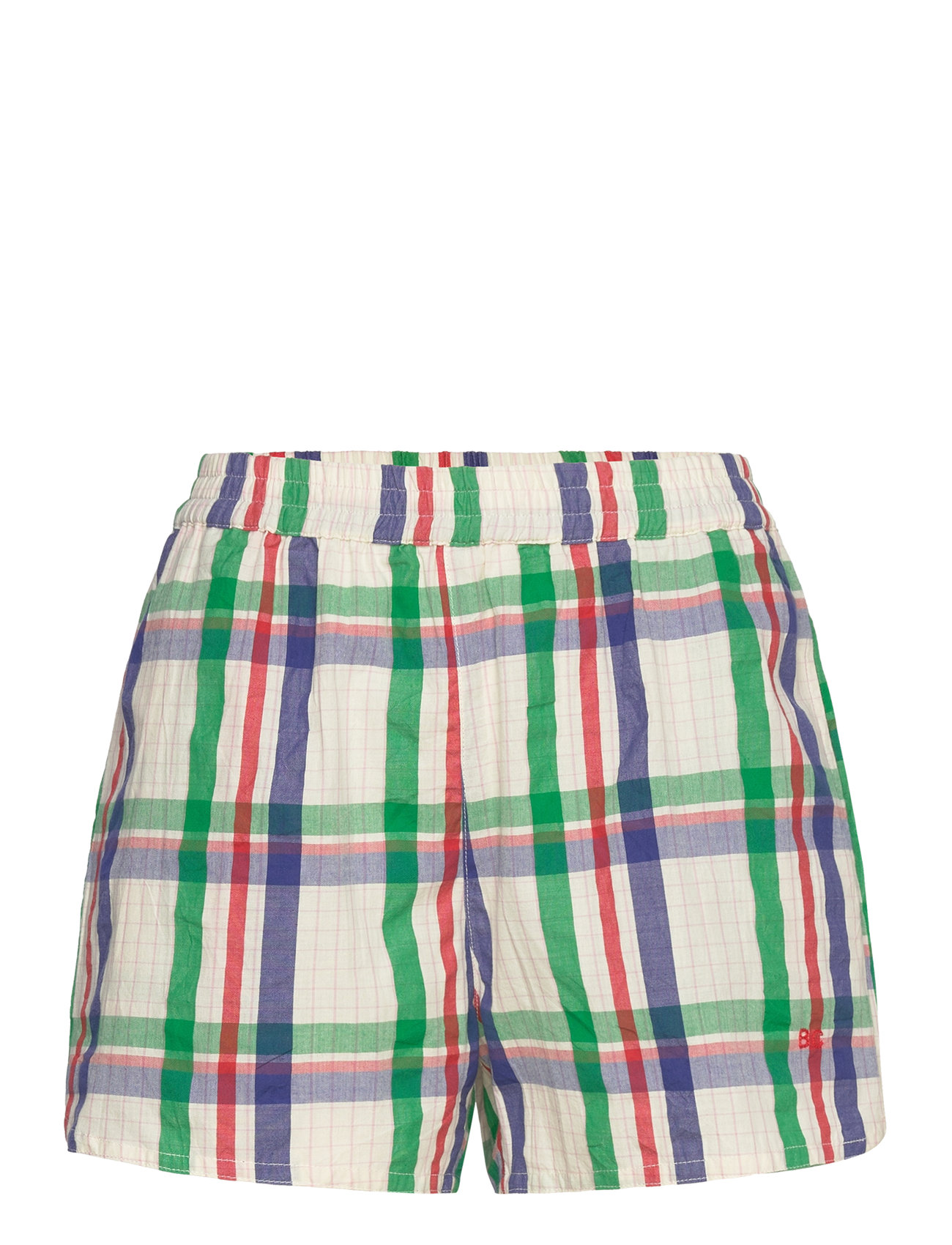 Checked Cotton Short Patterned Bobo Choses