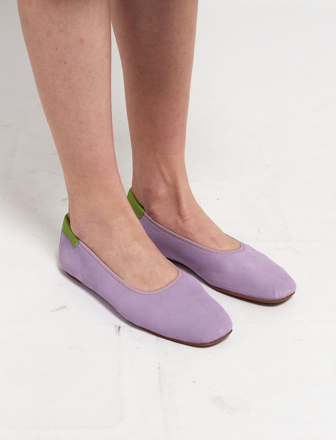 Lavender discount ballet flats