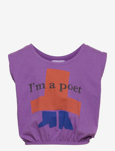 I'm A Poet tank top - sans manches - violet