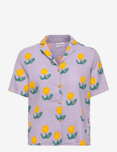 Wall flowers AO short sleeve shirt - denimskjorter - lavender