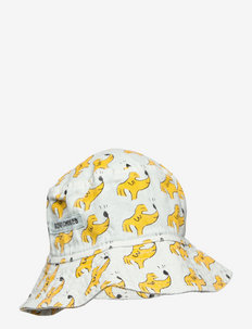 Sniffy Dog all over hat - päikesemütsid - yellow