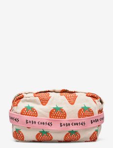 Strawberry all over belt pouch - bæltetasker - beige