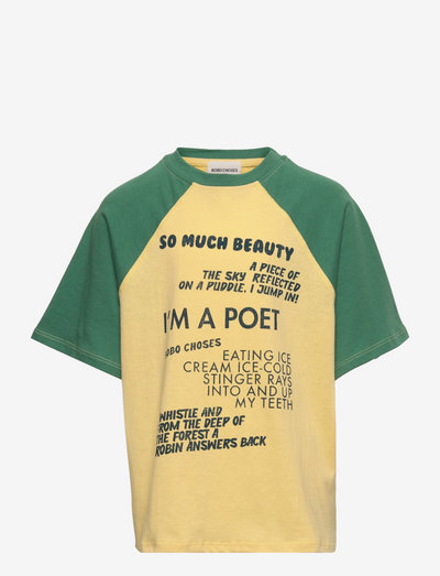 Poetry Bobo 3/4 sleeve T-shirt - ar īsām piedurknēm - yellow