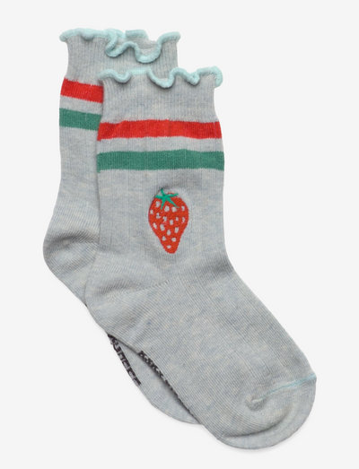 Strawberry short socks - socks & underwear - light blue