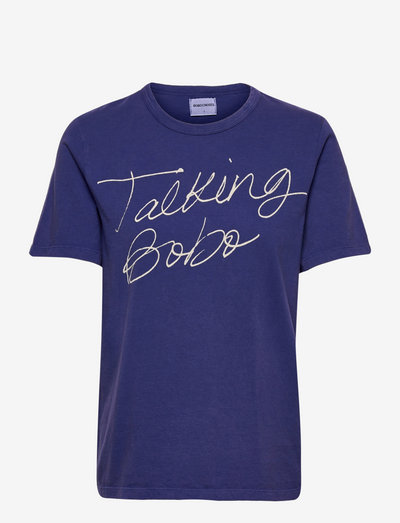 Talking Bobo Organic Cotton T-shirt - t-krekli - royal blue