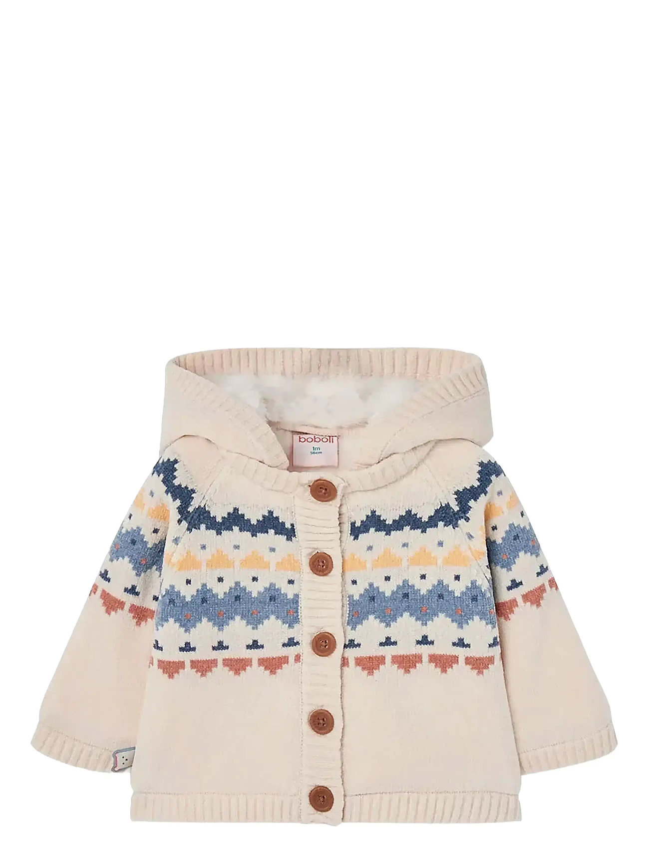 BOBOLI Strickwaren Jacke For Baby Cream - 80 - Kinder