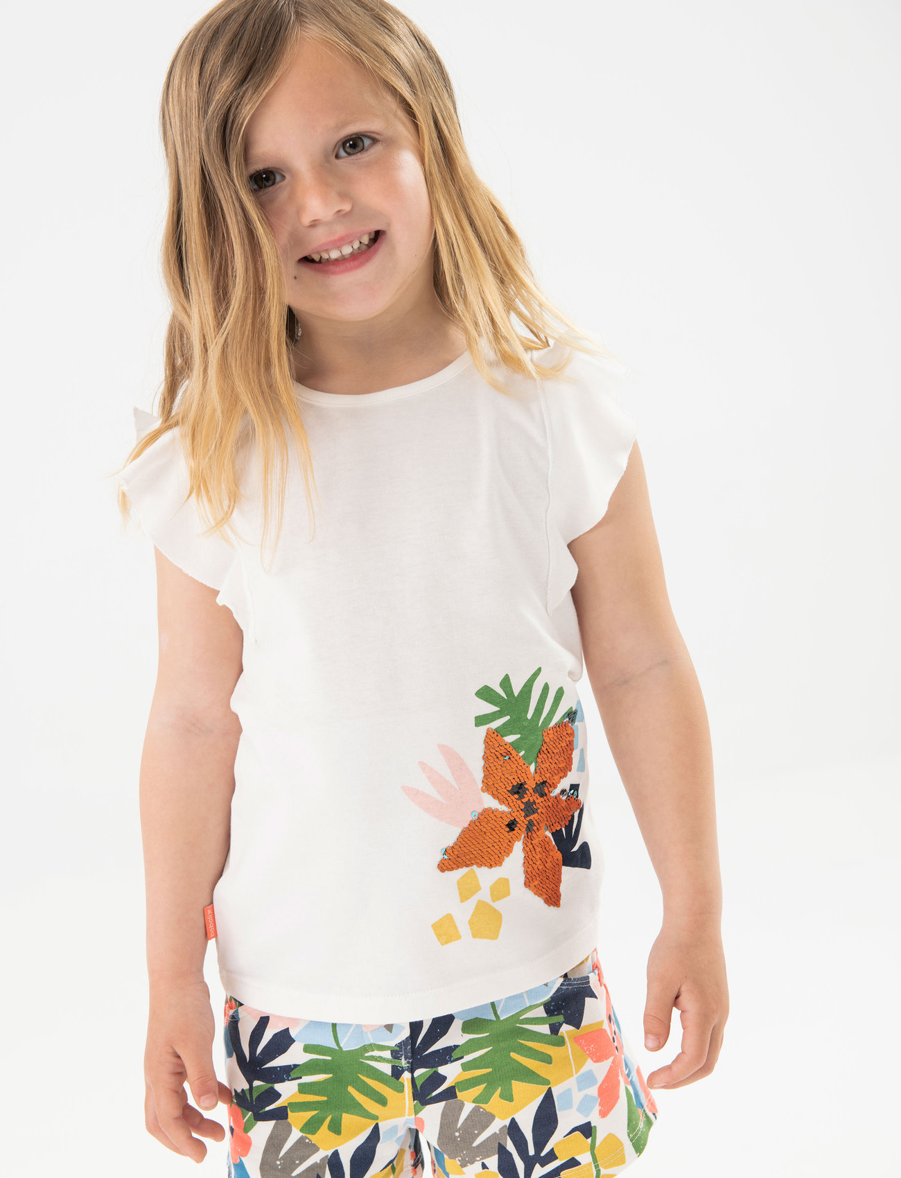 Boboli Knit T-Shirt, 80, White, T-Shirts > Kortærmede, Børn