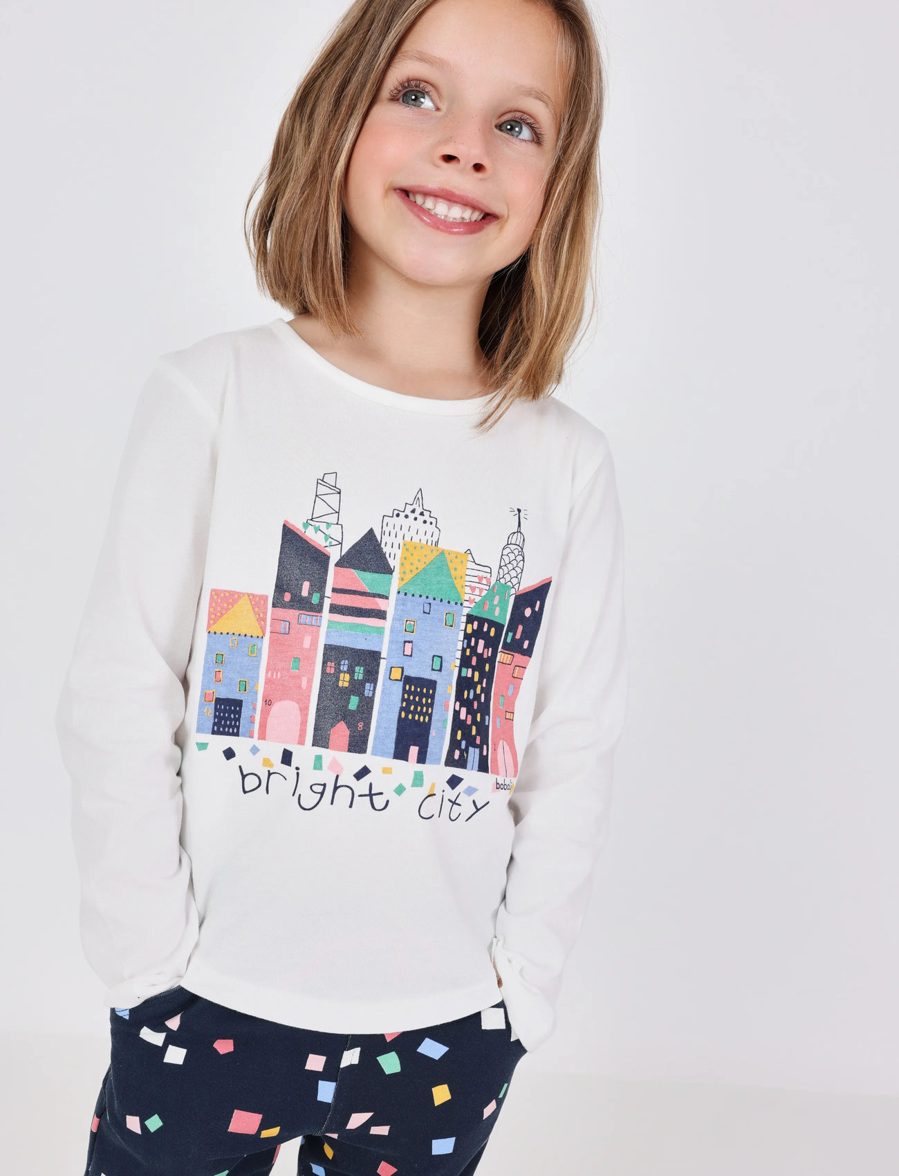 Boboli Knit T-Shirt, 80, White, T-Shirts > Langærmede T-shirts, Børn