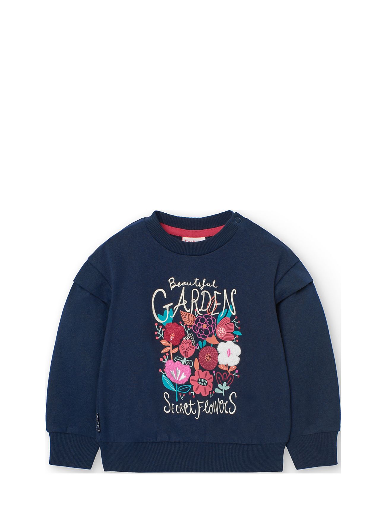 Fleece Sweatshirt For Baby Girl -Bci Blue Boboli