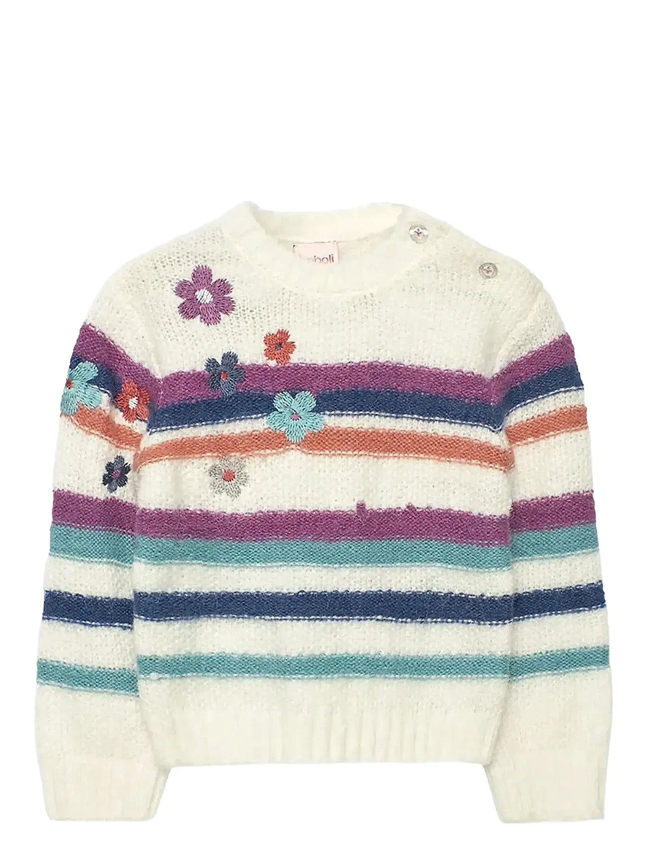 Boboli Knitwear Pullover, 116, White, Strik > Pullovere, Børn