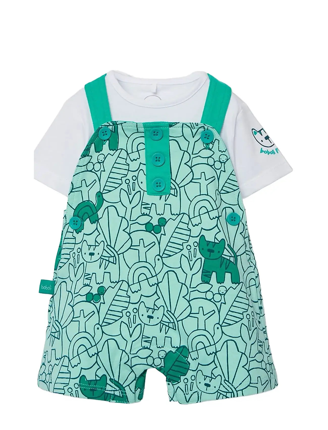 Boboli Set Knit For Baby Boy -Bci, 92, Multi/patterned, Sæt > Sæt Med Kortærmet T-Shirt, Børn