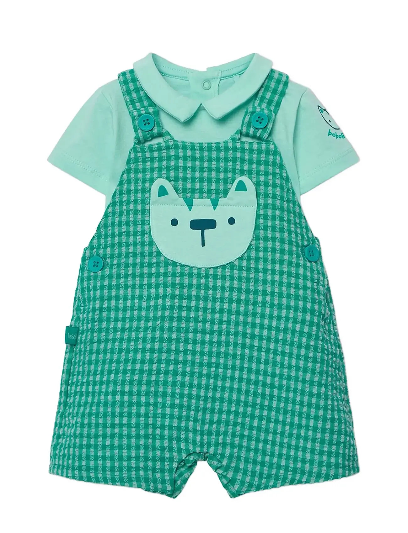 Boboli Set Knit Combined For Baby -Bci, 86, Green, Sæt > Sæt Med Krop, Børn