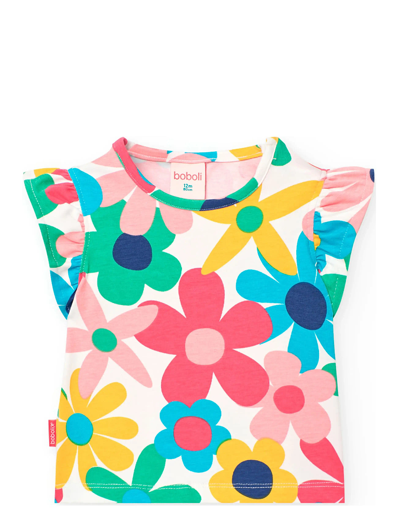 BOBOLI Knit T-Shirt Floral Patterned - 86 - Kinder