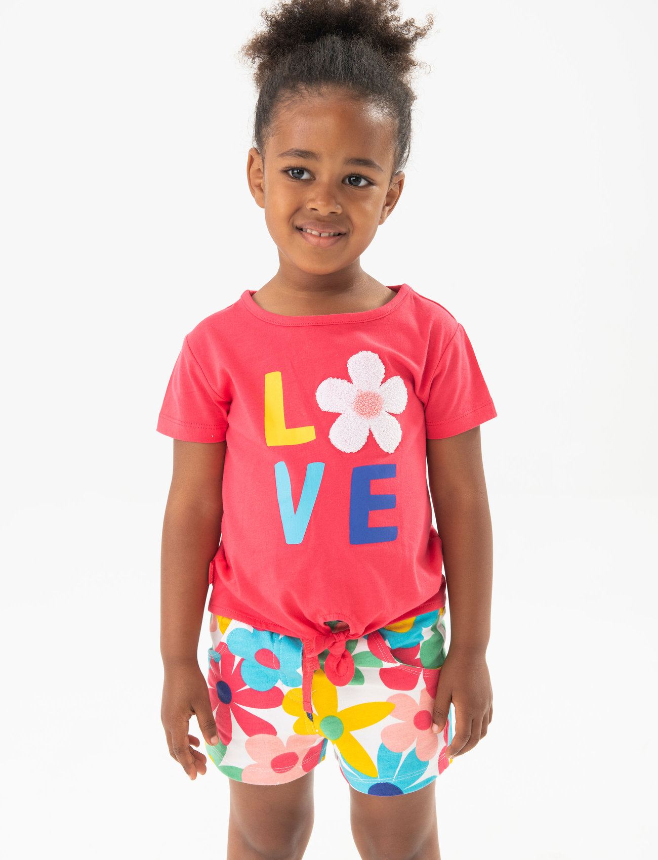 Boboli Fleece Shorts Floral, 110, Multi/patterned, Shorts > Svedeshorts, Børn