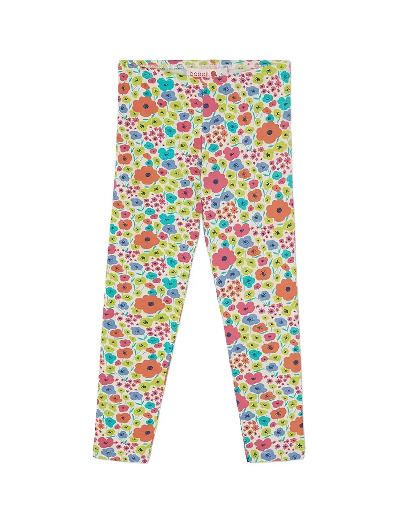 Boboli Stretch Knit Leggings For Girl -Bci, 98, Multi/patterned, Underdele > Leggings, Børn