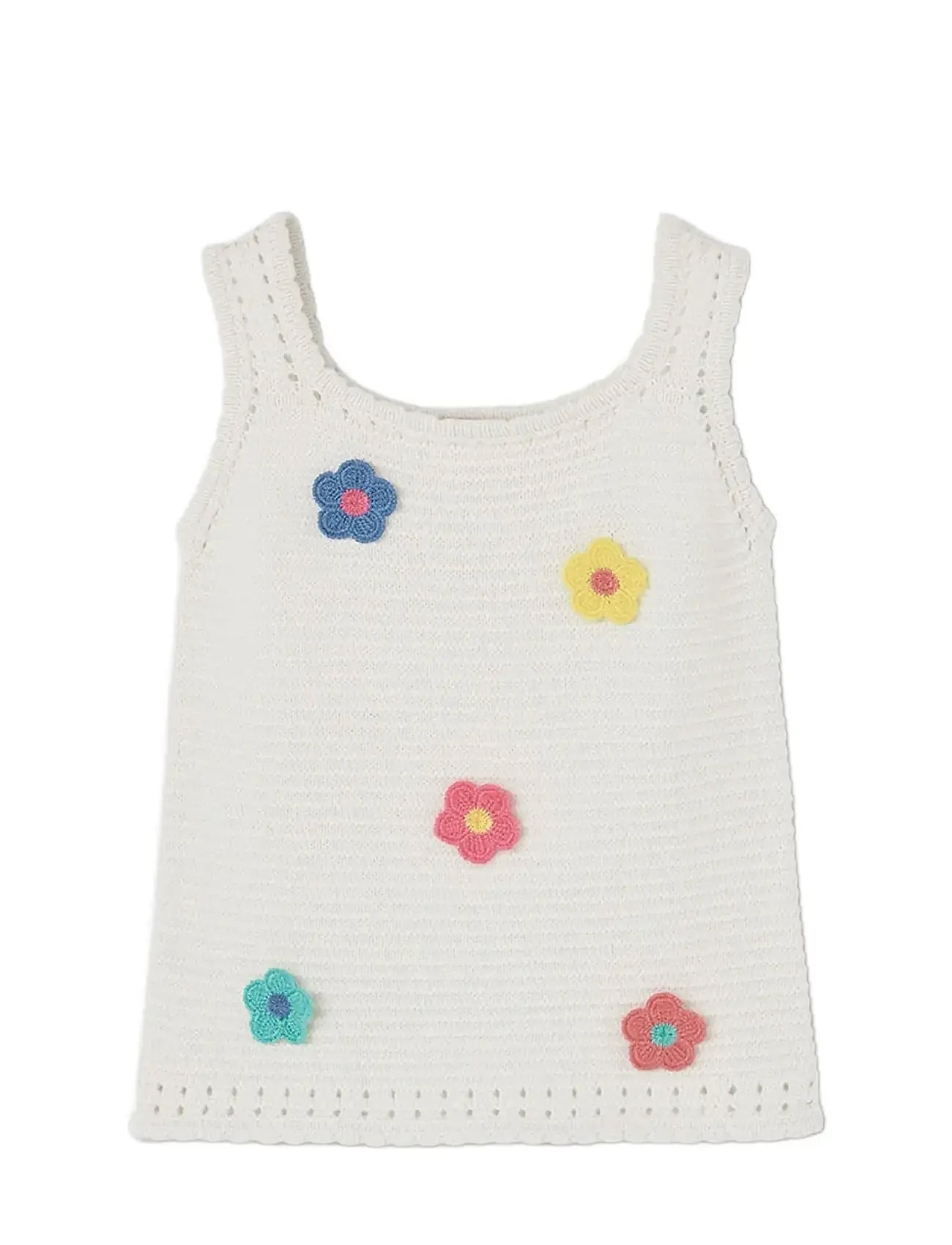 Boboli Shirt For Girl -Bci, 128, White, T-Shirts > Uden Ærmer, Børn