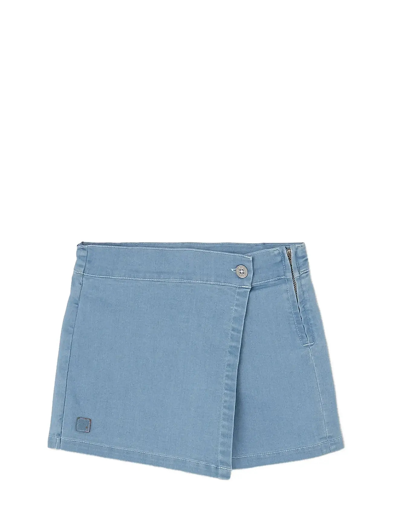 Boboli Knitted Pant Skirt Denim For Girl -Bci, 86, Blue, Underdele > Shorts, Børn