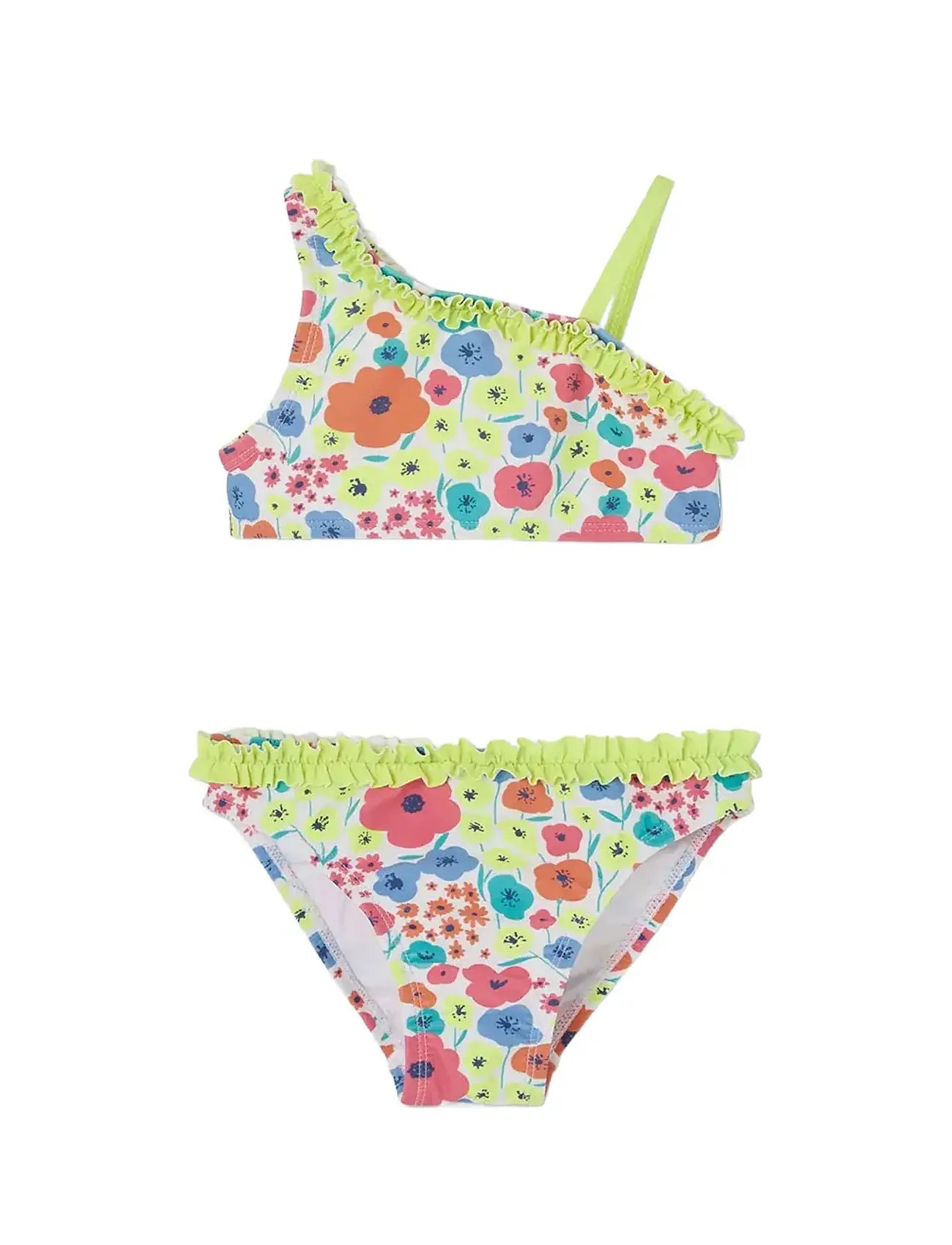 Boboli Swimsuit Polyamide Floral For Girl, 128, Multi/patterned, Badetøj > Bikinier, Børn