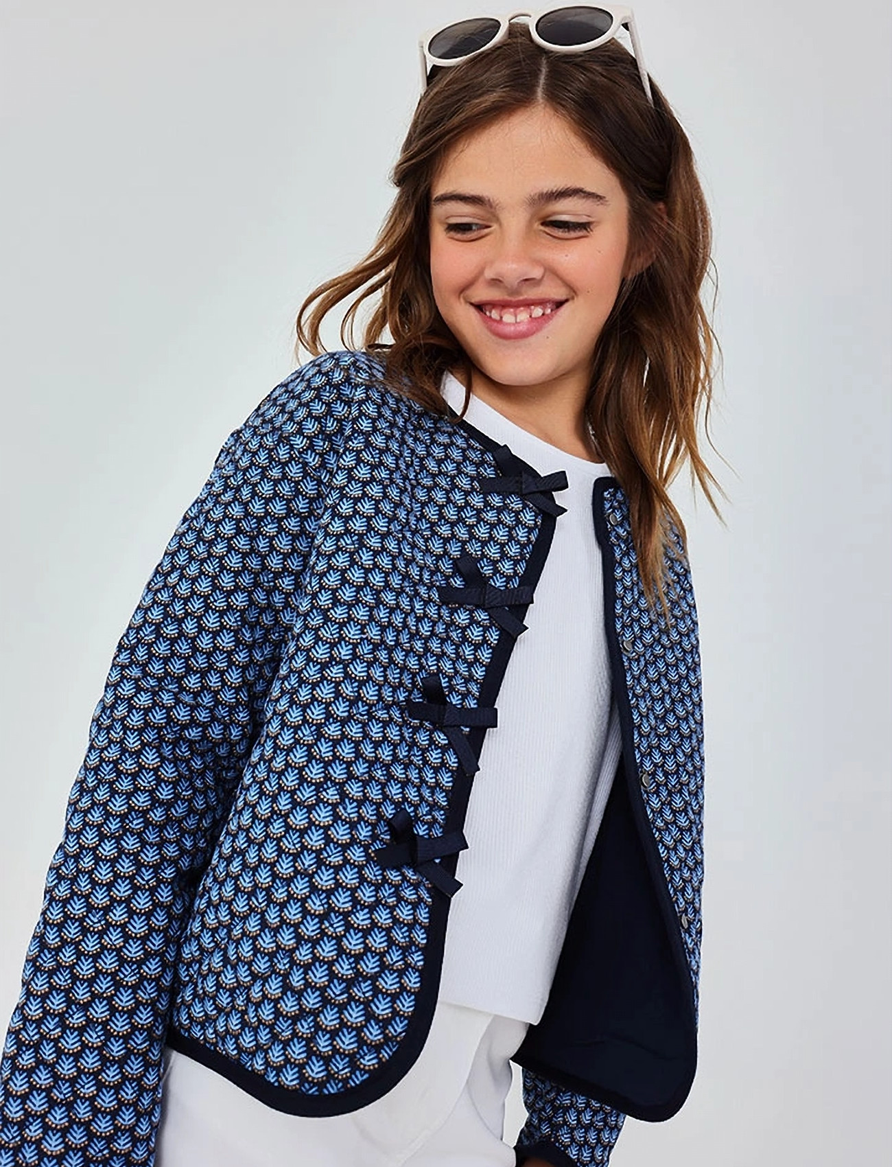 Boboli Jacket Printed For Girl, 104, Multi/patterned, Jakker & Frakker > Quiltede Jakker, Børn