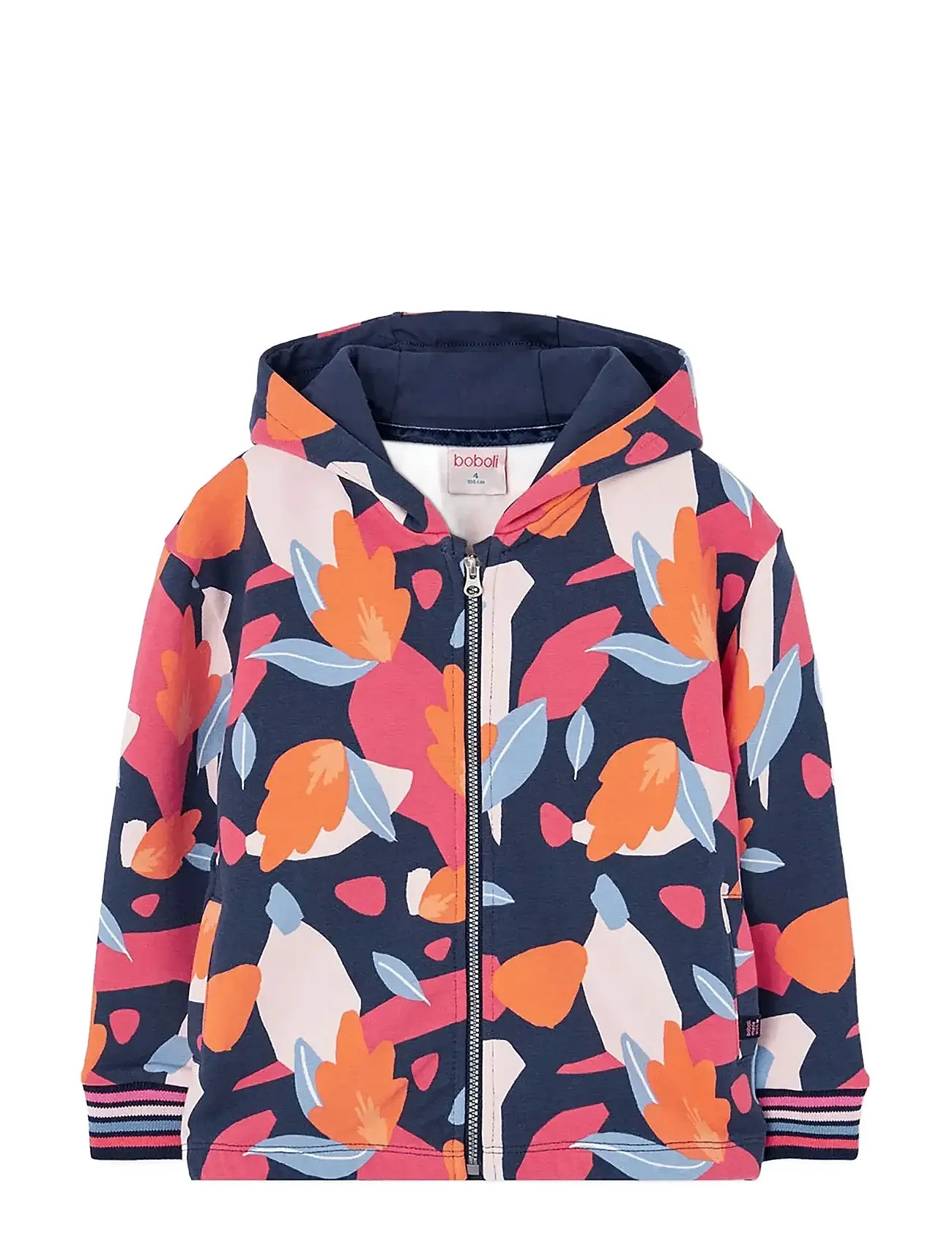BOBOLI Fleece Jacke Printed Patterned - 104 - Kinder