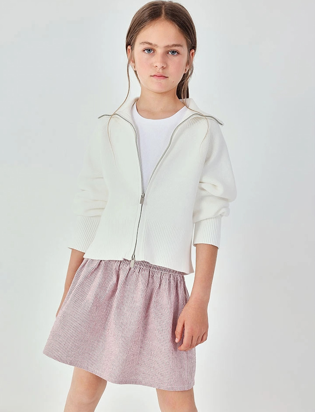 Boboli Knitwear Jacket For Girl -Bci, 92, White, Strik > Cardigans, Børn