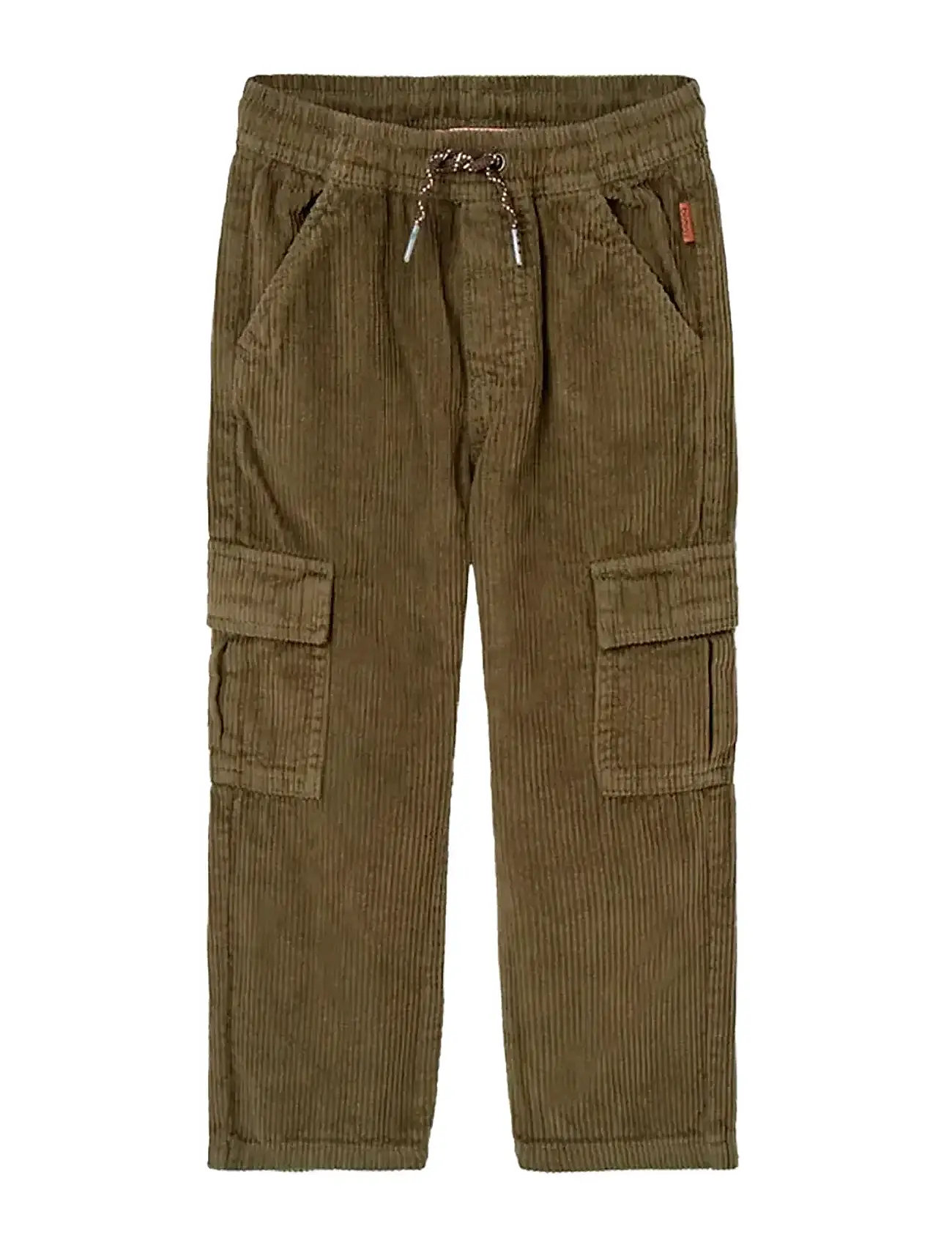 Boboli Corduroy Trousers, 104, Khaki green, Underdele > Cargo Pants, Børn