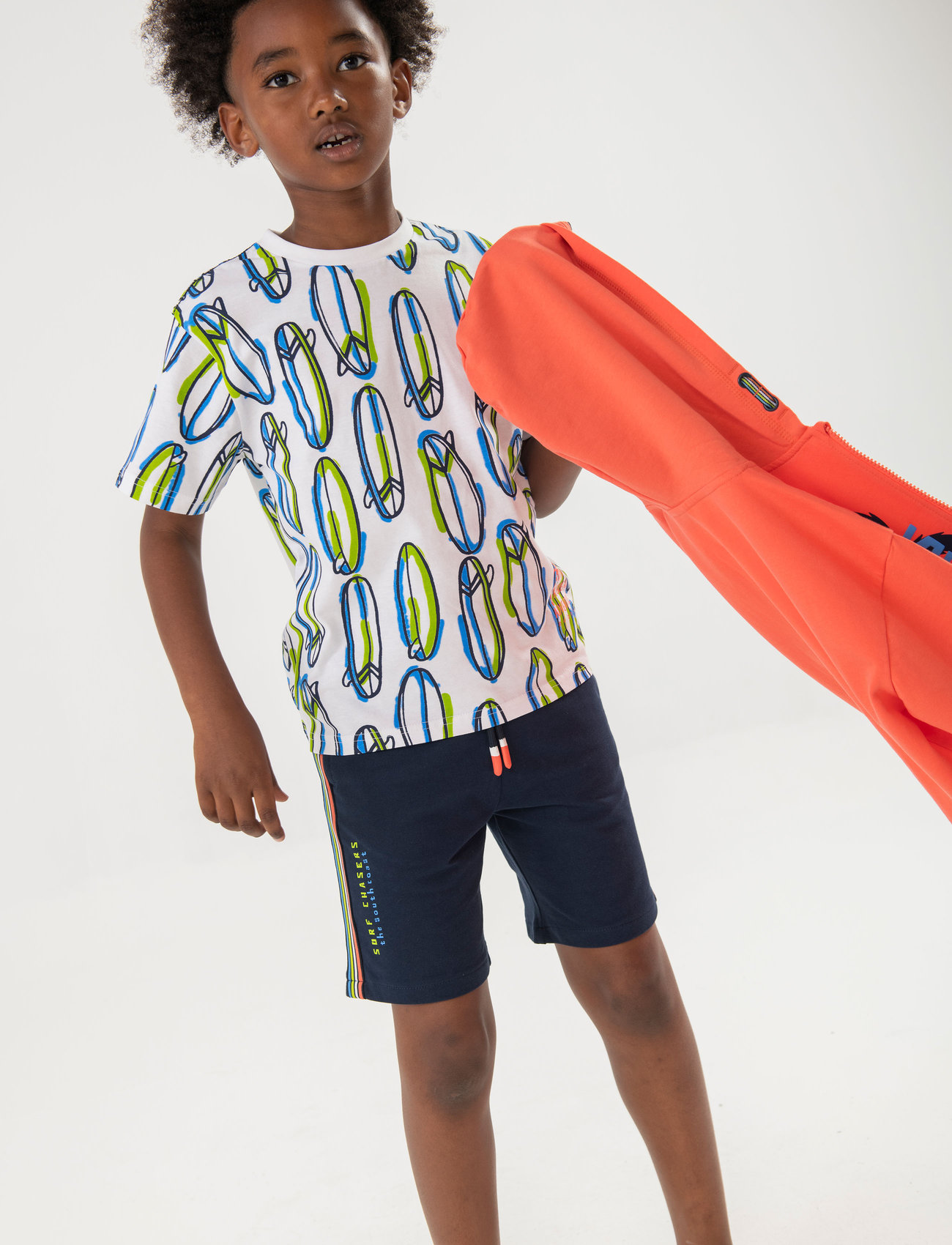 Boboli Knit T-Shirt Printed, 116, Multi/patterned, T-Shirts > Kortærmede, Børn