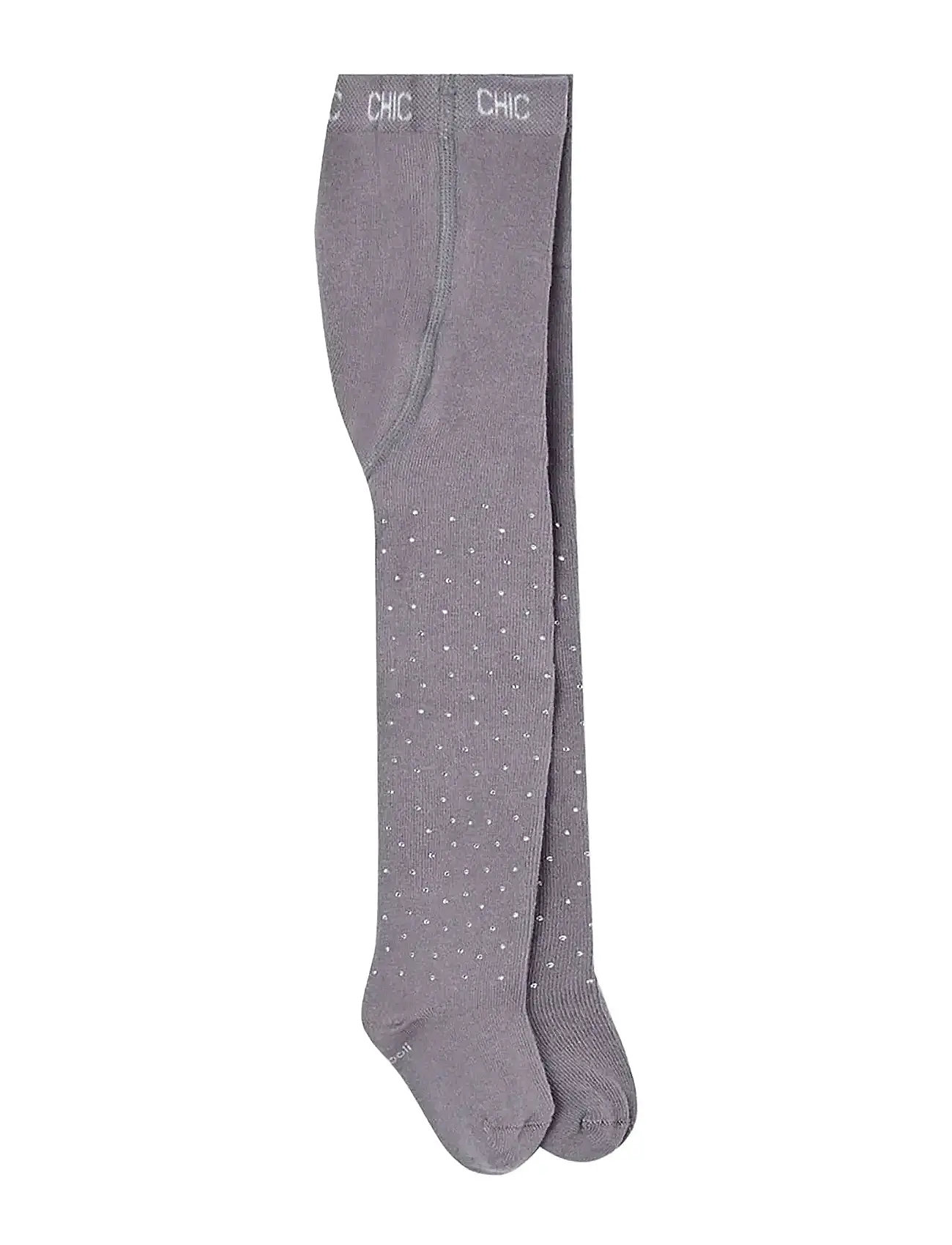 BOBOLI Thick Strumpfhose Crystals Grau - 98 - Kinder