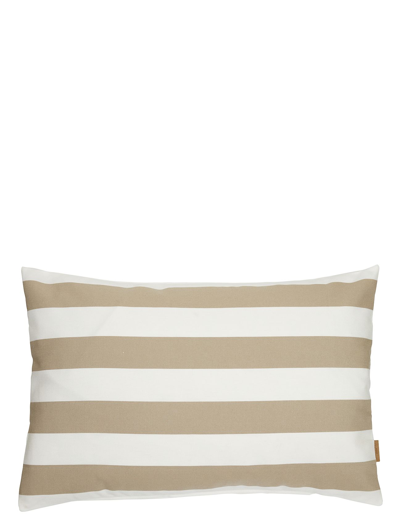 Cushion Cover - Outdoor Stripe Home Textiles Cushions & Blankets Cushion Covers Beige Boel & Jan