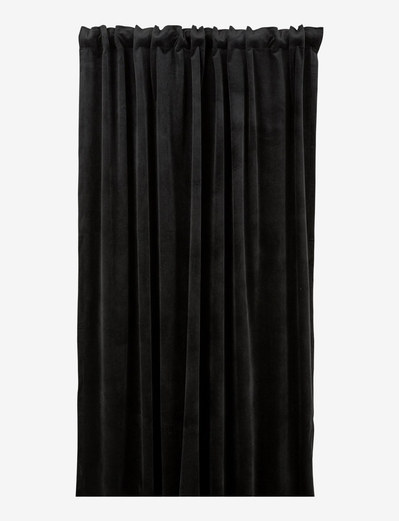 Boel & Jan - Anna  Curtain length - long curtains - black - 0