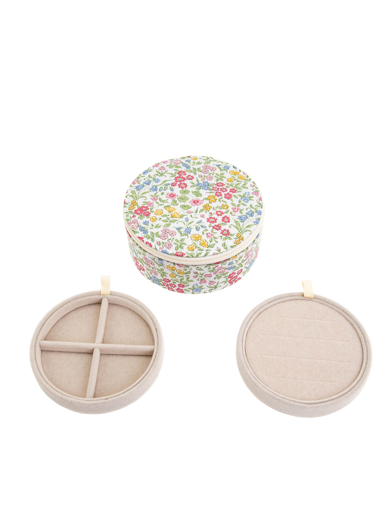 Bon Dep Jewelry Box Round Mw Multi/patterned