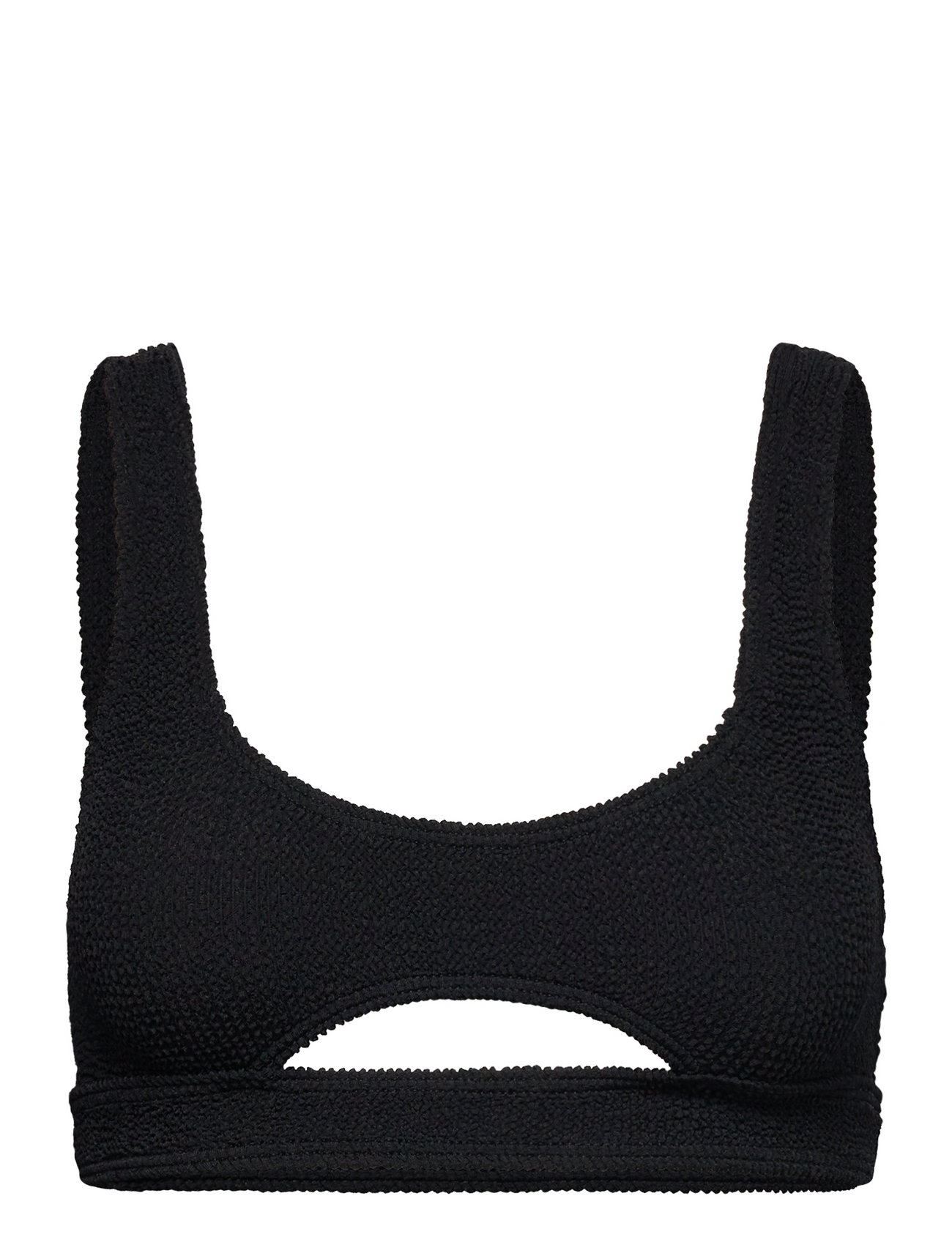 Sasha Crop Swimwear Bikinis Bikini Tops Bandeau Bikinitops Black Bond-Eye