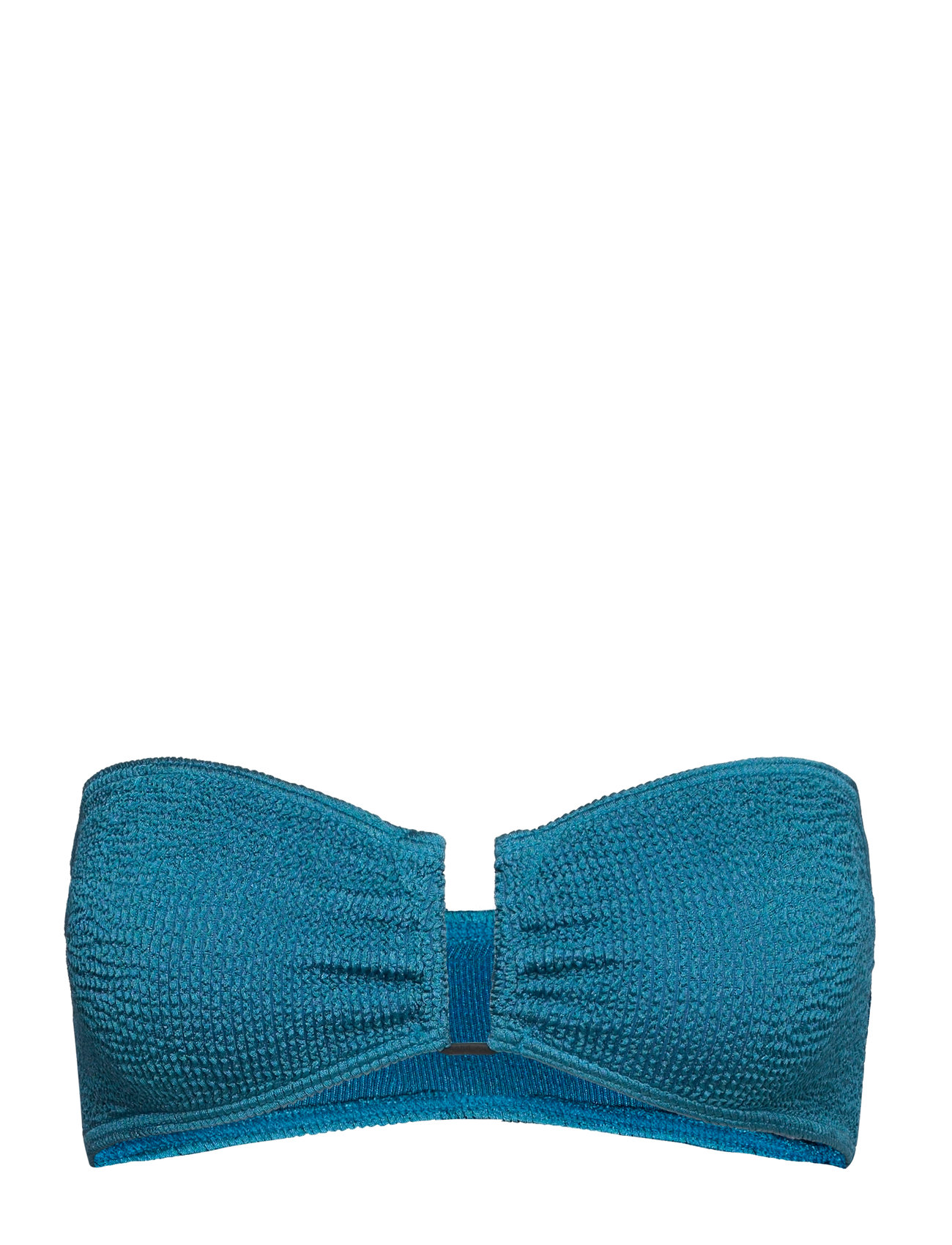 Blake Bandeau Ocean Shimmer Swimwear Bikinis Bikini Tops Bandeau Bikinitops Navy Bond-Eye