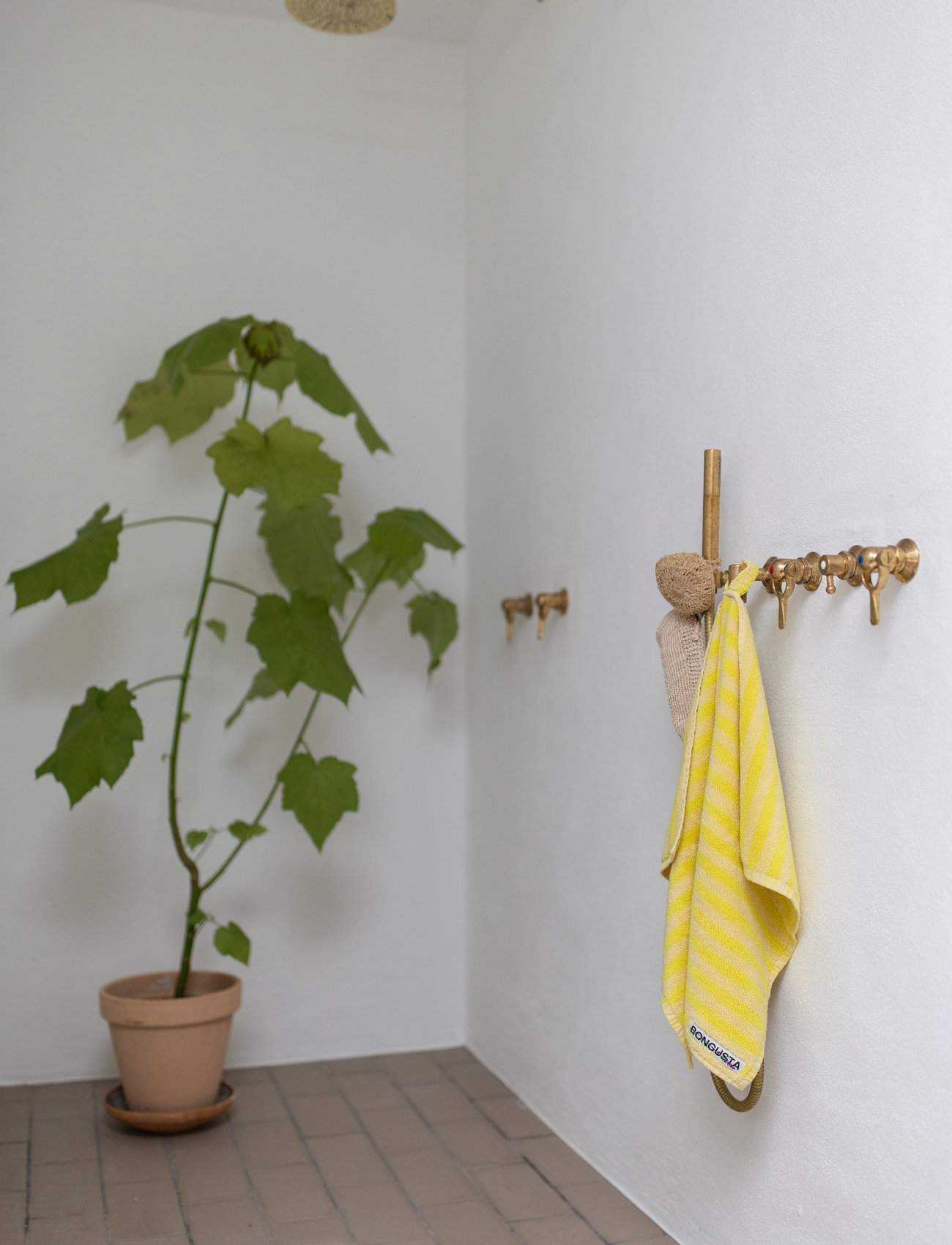 Bongusta Naram Hand Towel, 80X50 cm, Yellow, Håndklæder & Badehåndklæder > Gæstehåndklæder, Unisex