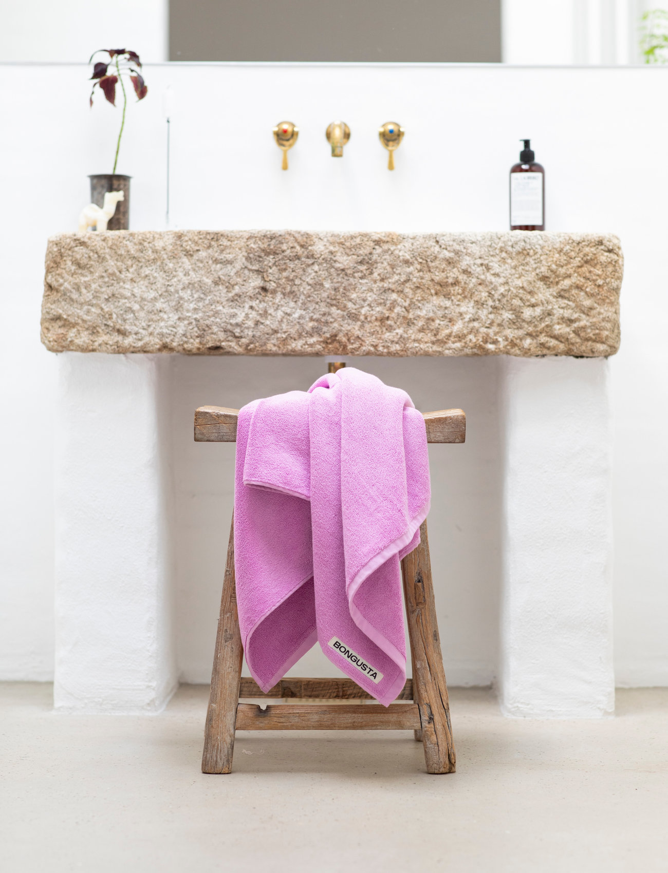 Bongusta Naram Hand Towel, 50X 80 cm, Purple, Håndklæder & Badehåndklæder > Gæstehåndklæder, Unisex