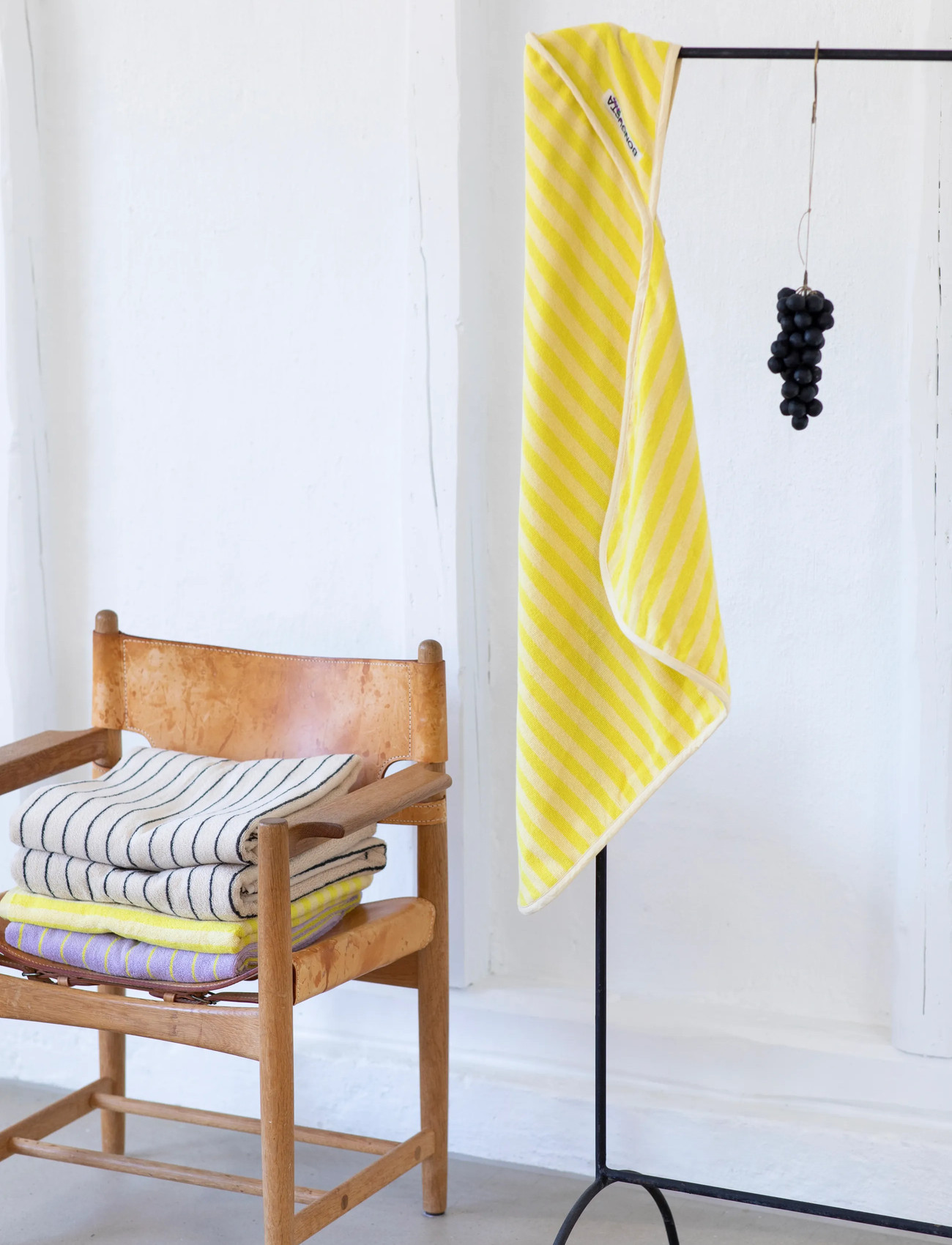 Bongusta Naram Baby Towel, 80X 80 cm, Yellow, Håndklæder & Badehåndklæder > Badehåndklæder, Unisex