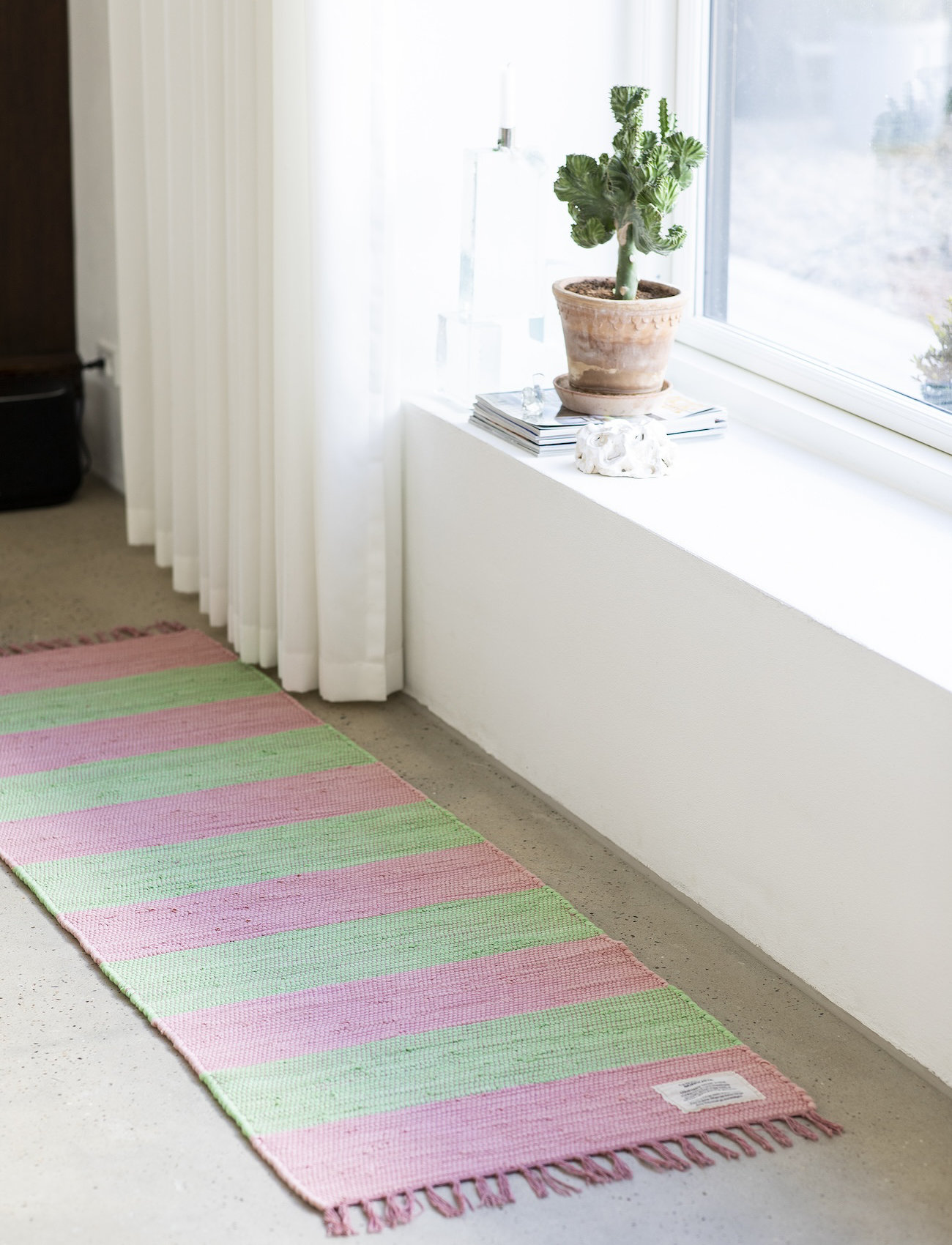 Bongusta Chindi Rug, 60X200, Pink, Tæpper > Løbere Til Gangen, Unisex