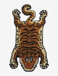 Burma tiger rug - wool rugs - multi